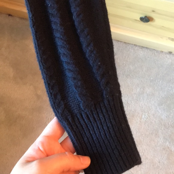 J. Crew 100% Wool Cable-Knit Sweater Buttons M - Picture 7 of 13